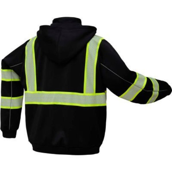 Gss Safety GSS Safety NON-ANSI Teflon Protection Heavy Weight Sweatshirt w/Segment Tape-LG 7513-LG